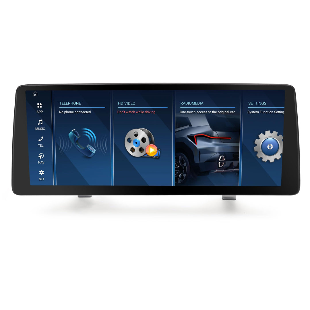 Erisin 12,3" Qualcomm 8-Kern 8GB+128GB Android 16 Autoradio GPS Navi für BMW 5er E60 E61(2005-2008)