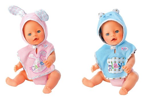 Zapf Creation BABY born® Bademantel (BOY und Girl) 1 stück