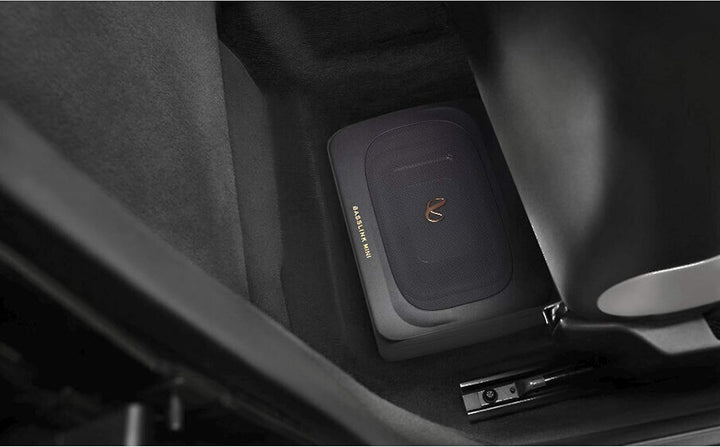 Infinity Basslink Mini - Powered 6x8 Untersitz-Subwoofer - Titan