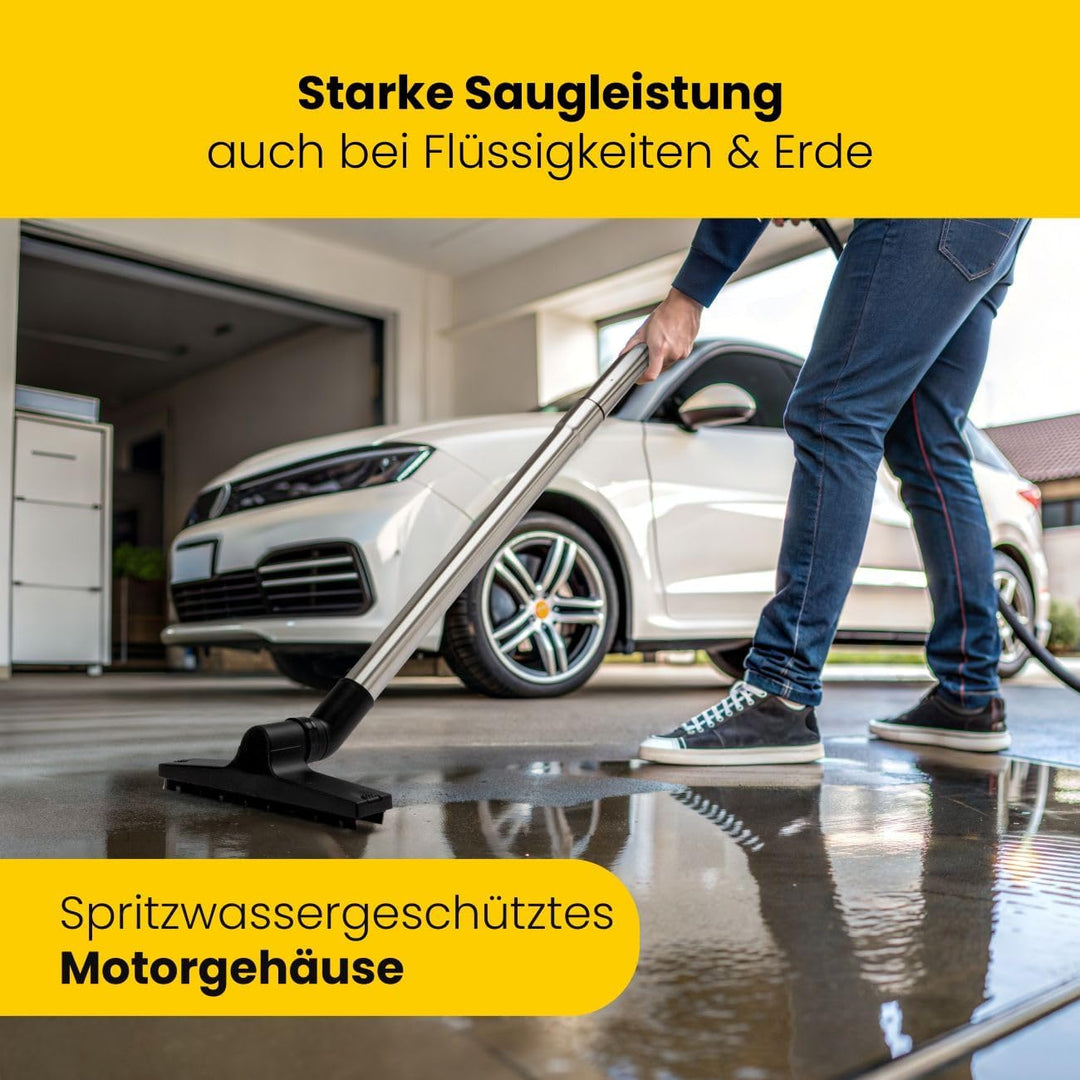 Clatronic BSS 1309 Nass-Trocken Sauger inkl. Shampoo-Funktion,Reinigungsgerät zur Reinigung von Sofa