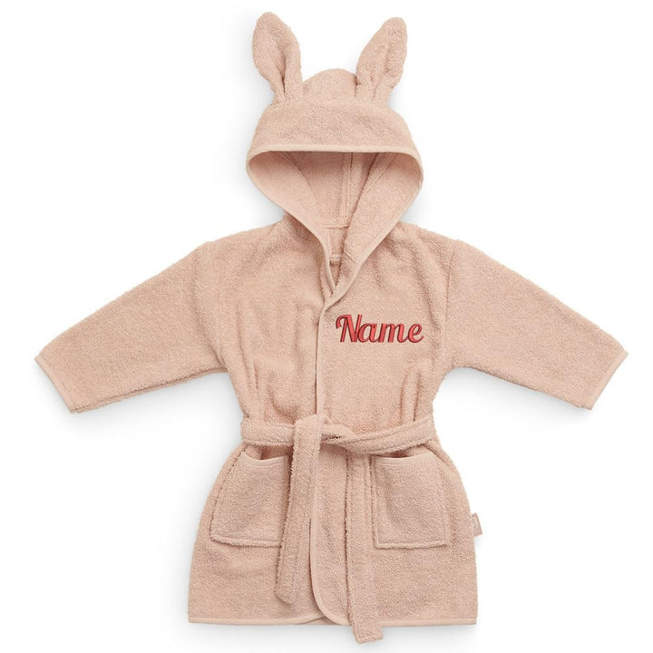 Personalisierter Bademantel mit Name bestickt für Kinder und Kleinkinder aus Frottee Baumwolle Altro