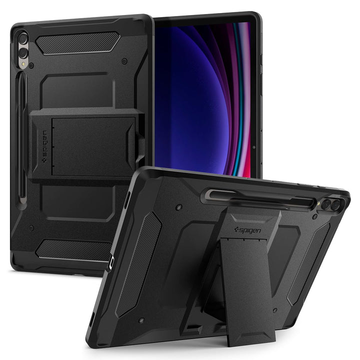 Spigen Tough Armor Pro Entwickelt für Samsung Galaxy Tab S9+ Hülle (2023) - Schwarz
