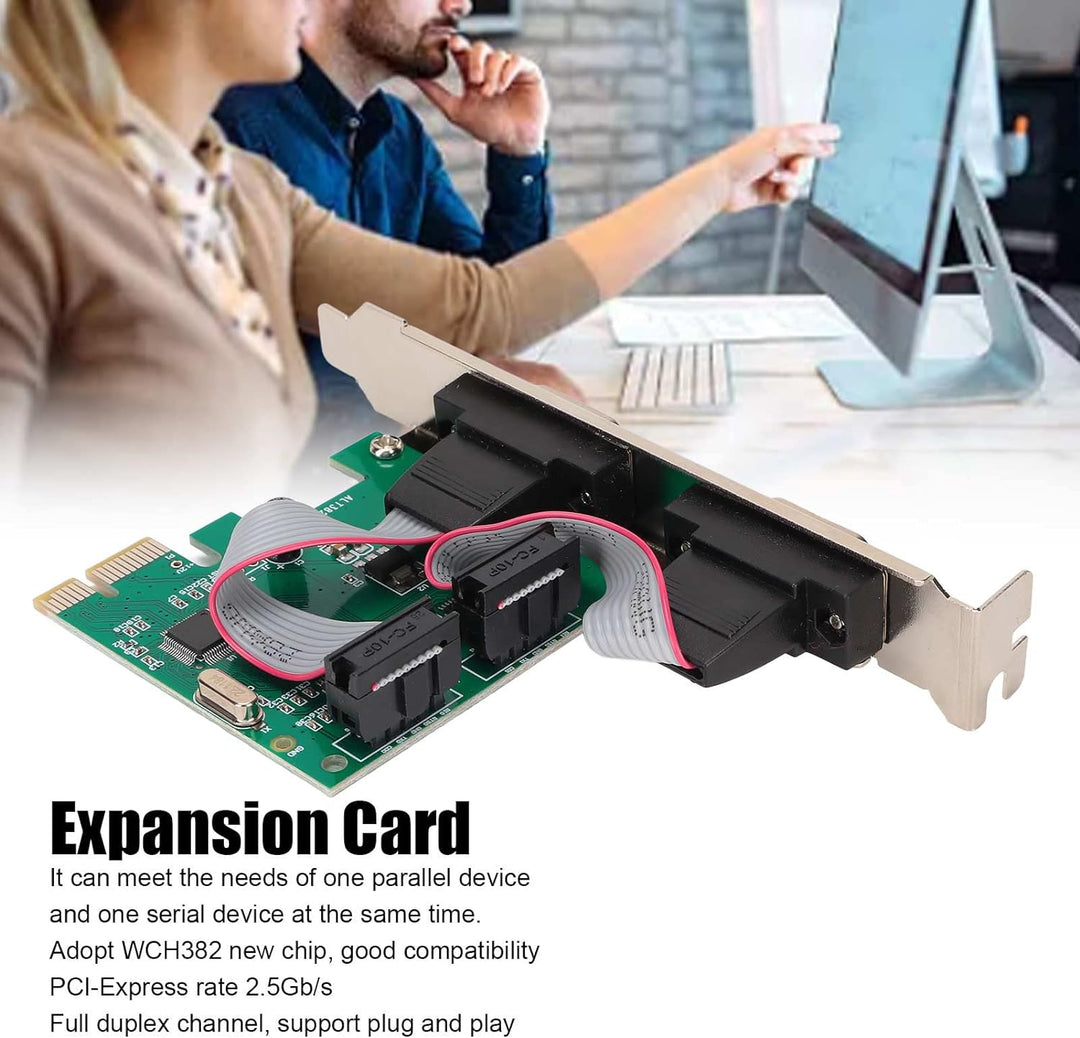 Bewinner PCI Express RS232 Karte Adapter, RS 232 Serial Port Controller, COM Port Erweiterung PCI-E