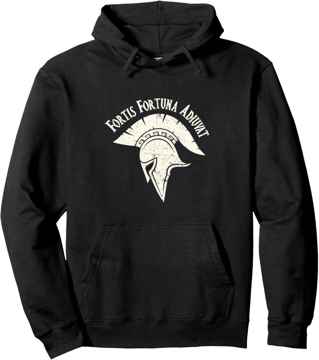 Fortis Fortuna Adiuvat Fortune begünstigt Tätowierung Pullover Hoodie