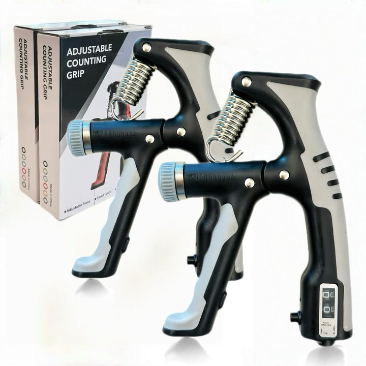 Griffkraft trainer Handtrainer Fingertrainer 2er Set，Einstellbarer Widerstand Handtrainer (10-100kg)