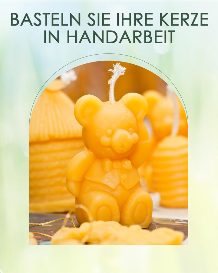 Weisse Bienenwachs Pastillen 906G, Kerzenwachs für die Kerzenherstellung, Bienenwachs für Kosmetisch