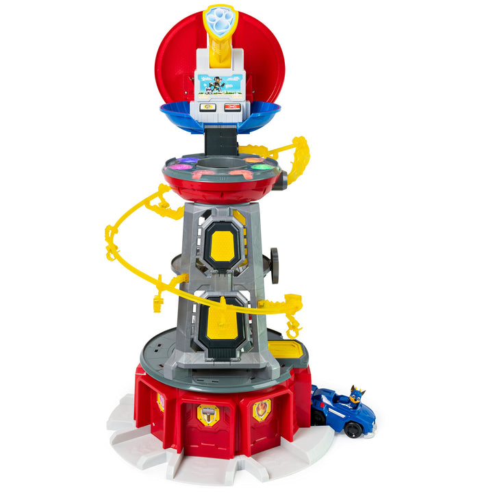 PAW PATROL Mighty Pups Lifesize Lookout Tower Zentrale - 70 cm gross Lookout Tower Spielset, Lookout