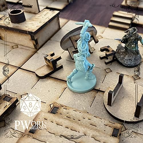 The Tavern (La Taverna) – 3D Tactical Maps Rpg Fantasy Dungeon Tiles – Taktische 3D-Karten, modular,