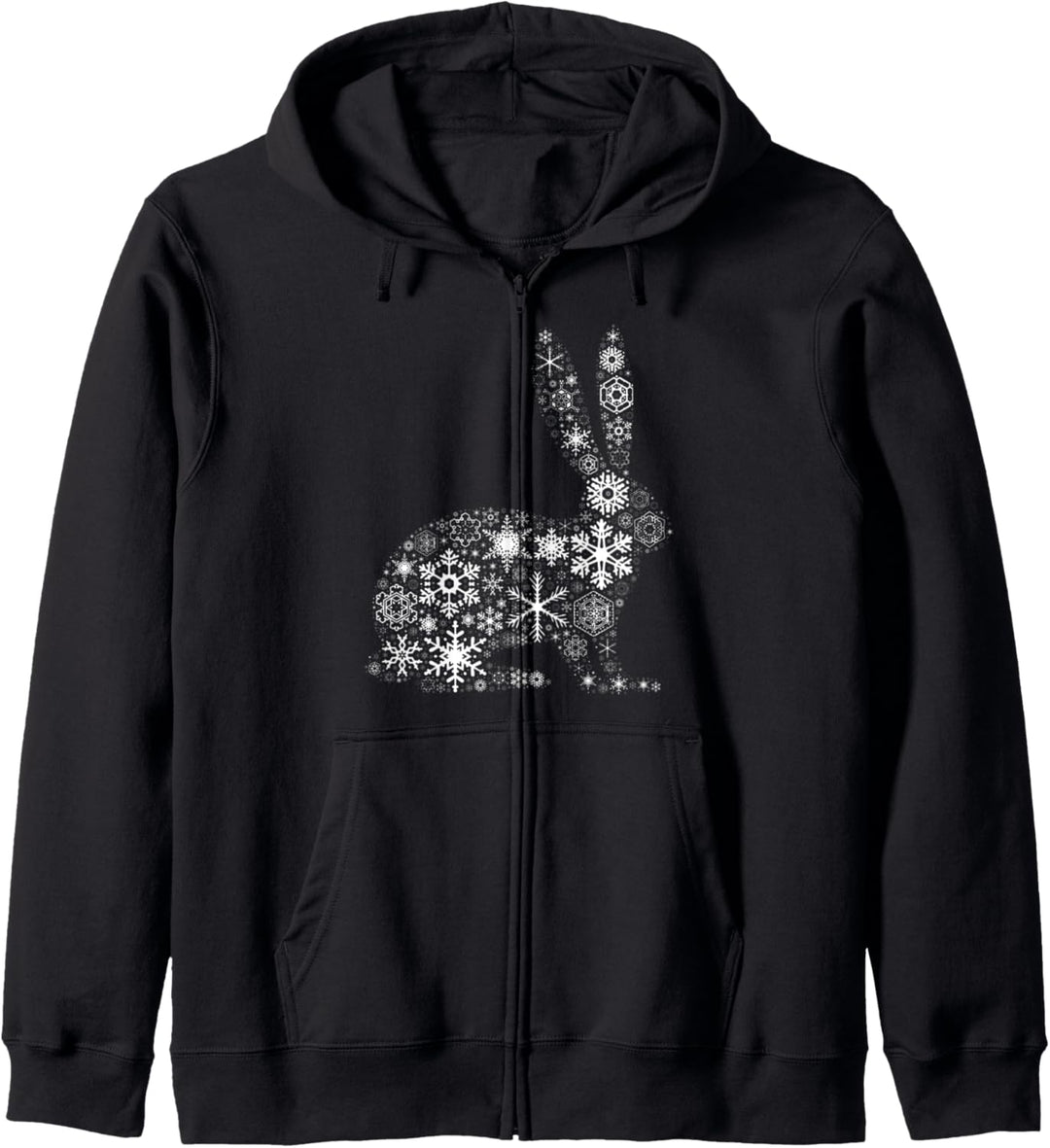 Weihnachtsschneeflocke - Kaninchen Kapuzenjacke