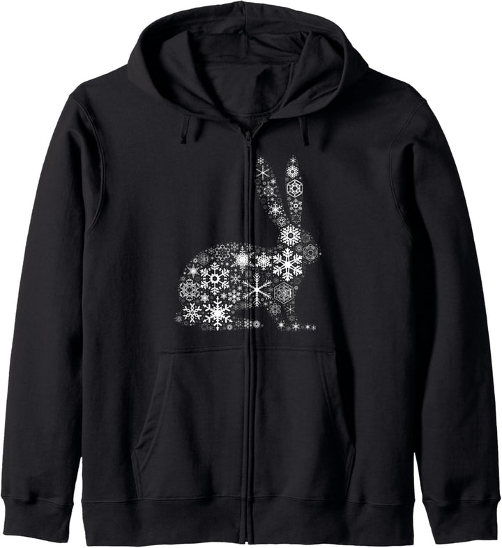 Weihnachtsschneeflocke - Kaninchen Kapuzenjacke