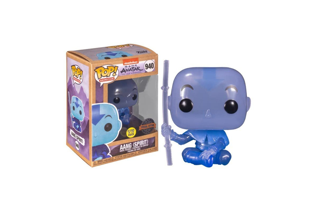 FUNKO POP! Animation Avatar The Last Airbender #940 - Aang [Spirit] Glow-in-the-Dark Exclusive