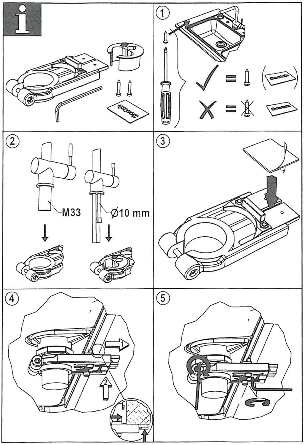FRANKE Armaturen-Verstärkungsplatte, 1 Stück,1330026896