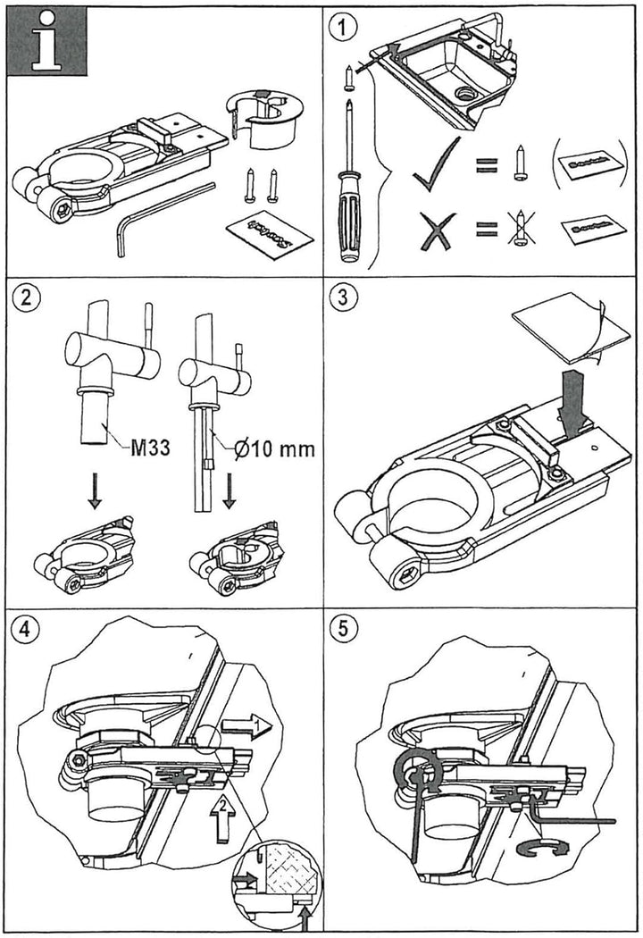 FRANKE Armaturen-Verstärkungsplatte, 1 Stück,1330026896