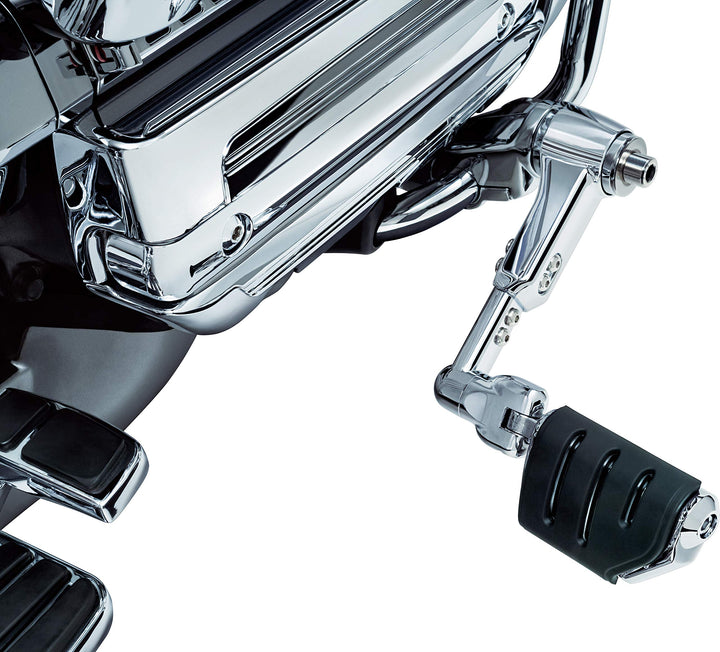 Kuryakyn 4081 Motorrad-Fusssteuerung: Ergo III Cruise Mounts mit Trident Dual ISO Pegs für 2001–17 H