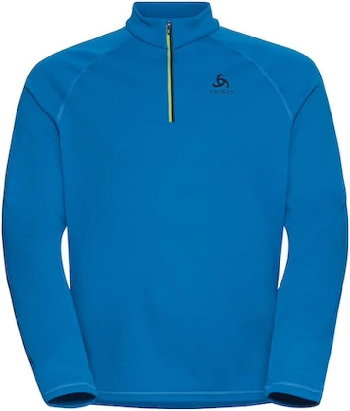 Odlo Herren Besso_542472 Mid Layer mit Reissverschluss S Indigo Bunting, S Indigo Bunting