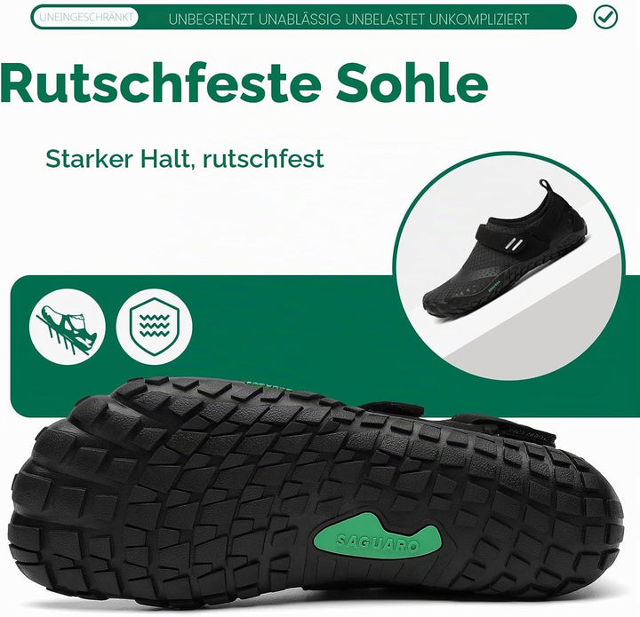SAGUARO Unisex Barfussschuhe Laufschuhe Minimalistische Outdoor&amp;Indoor Fitnessschuhe GR36-48 38 EU H