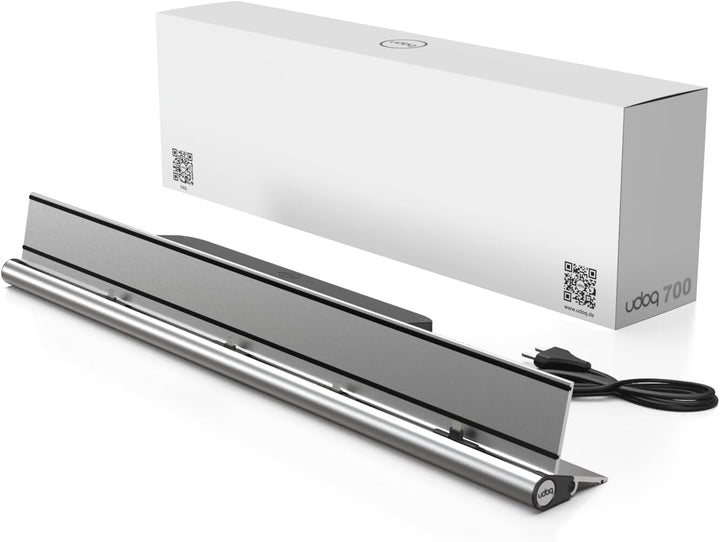 udoq 700 USB-C Ladestation aus Aluminium mit 4 Ladeplätzen und 68W Schnellladen, modulares Starter-S