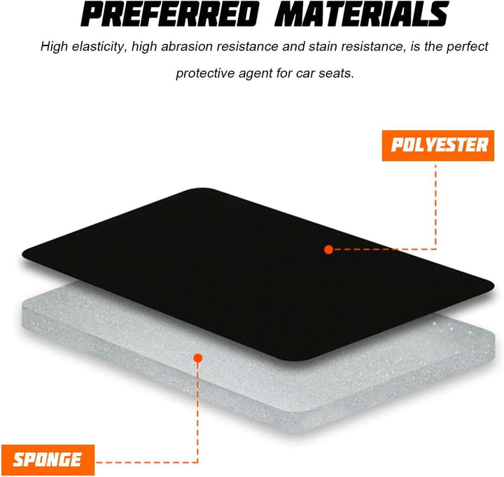 JNNJ 9 Stück Klassisch Autositzbezüge Sitzschoner Auto Schonbezug Autositz, Autositzbezüge Komplette