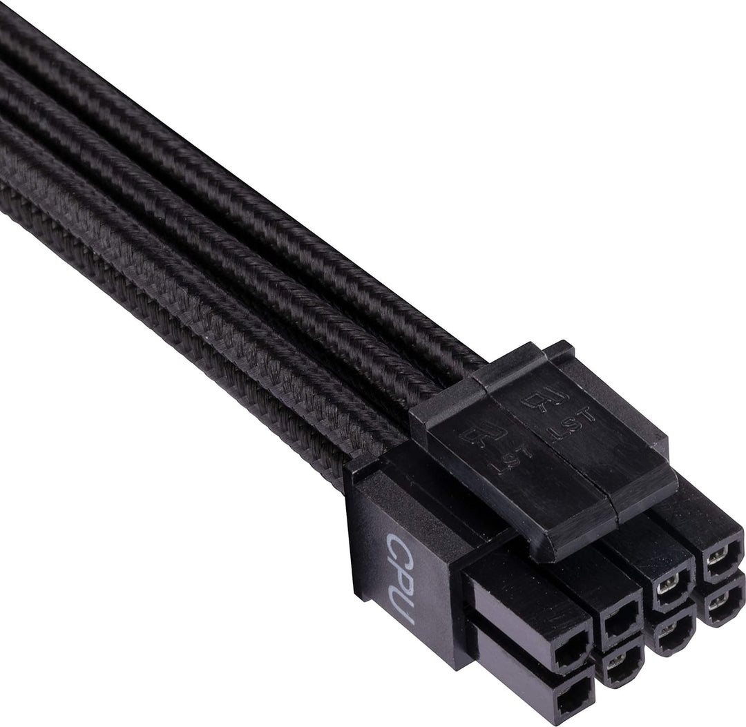 Corsair Premium Sleeved Netzteil EPS12V/ATX12V-Kabel Typ4 (Generation 4-Serie) Schwarz EPS12V/ATX12V
