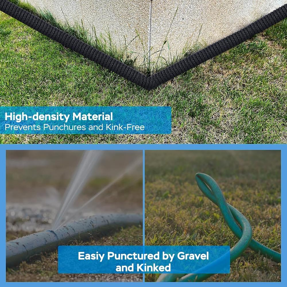 Gartenschlauch Flexibel,Wasserschlauch Flexibel 45m Maximal,Flexschlauch Garten mit 8 Sprühfunktione