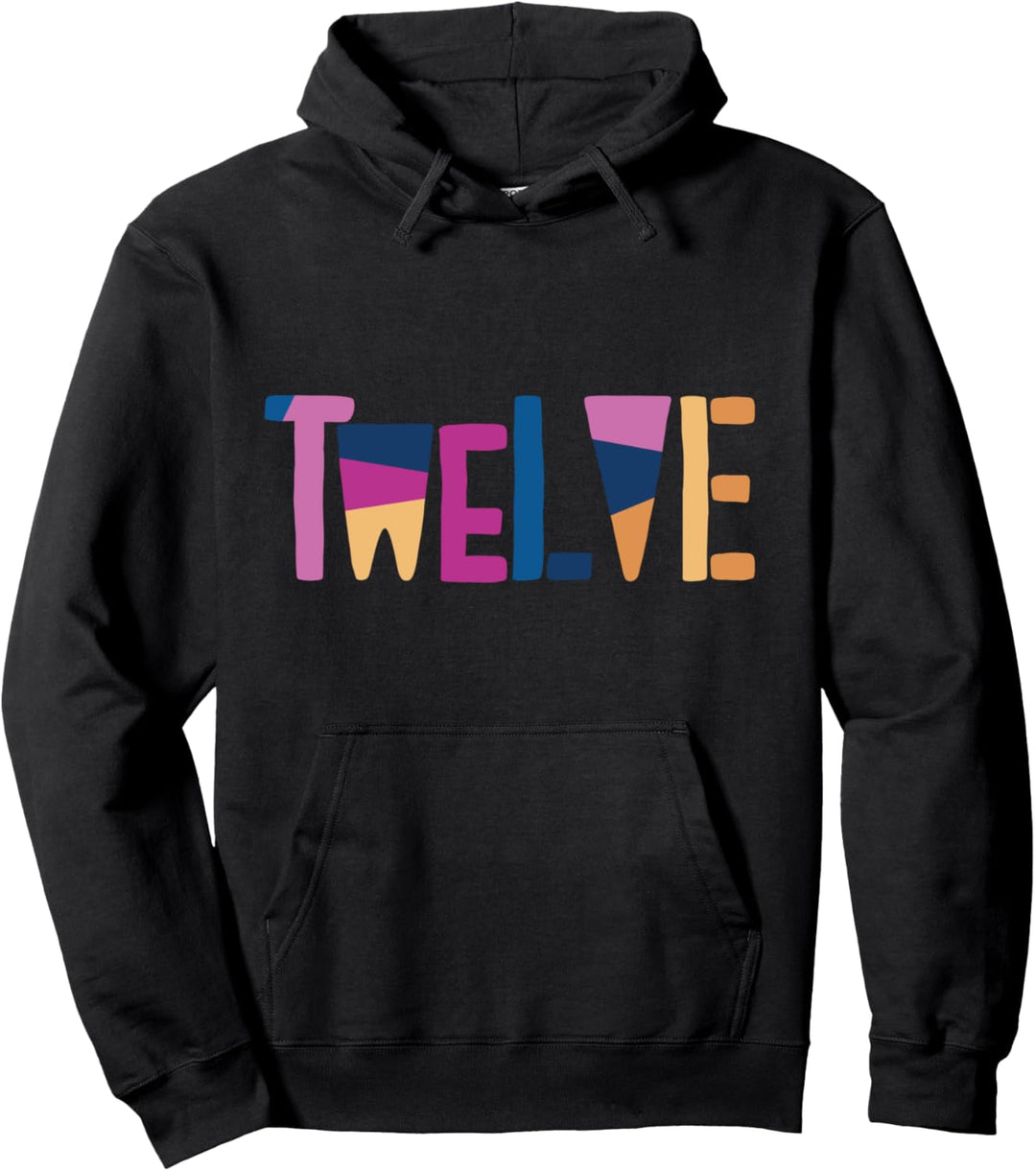 12. Geburtstag 90er 90er Retro Party Kinder Twleve Pullover Hoodie
