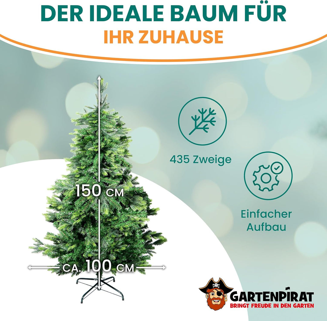 Künstlicher Weihnachten Baum – Christbaum künstlich klein – Weihnachtsbaum Kunststoff – Fake Tannenb