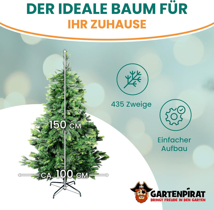 Künstlicher Weihnachten Baum – Christbaum künstlich klein – Weihnachtsbaum Kunststoff – Fake Tannenb