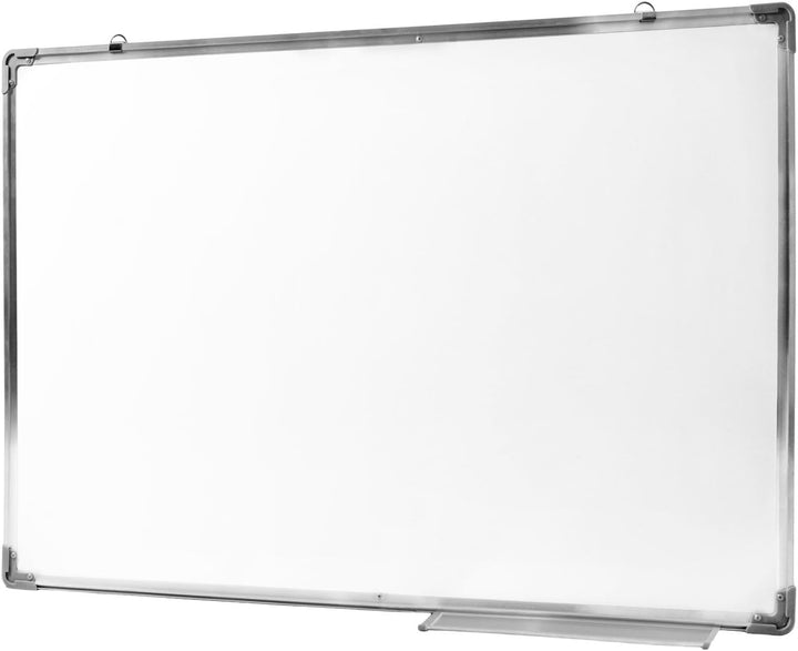 GOODS+GADGETS® Whiteboard magnetisch 60x90cm mit Alu-Rahmen &amp; Ablage