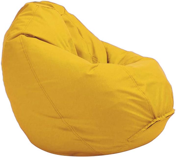 Bruni Classico Sitzsack-Bezug ohne Füllung - Wechselhülle (S, gelb) Small Gelb, Small Gelb