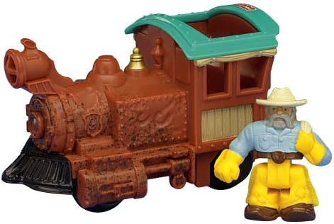 Mattel – l3136 – Fahrzeug – GeoTrax – Mini Schaltungen GeoTrax – Circuit Bahnhof Ranch