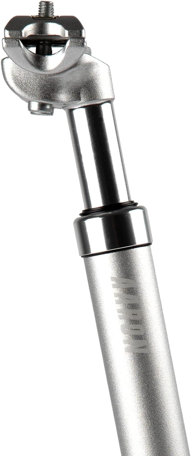 AARON Spring Federsattelstütze mit 27,2, 30,9 oder 31,6 mm Durchmesser - Gefederte Aluminium Sattels
