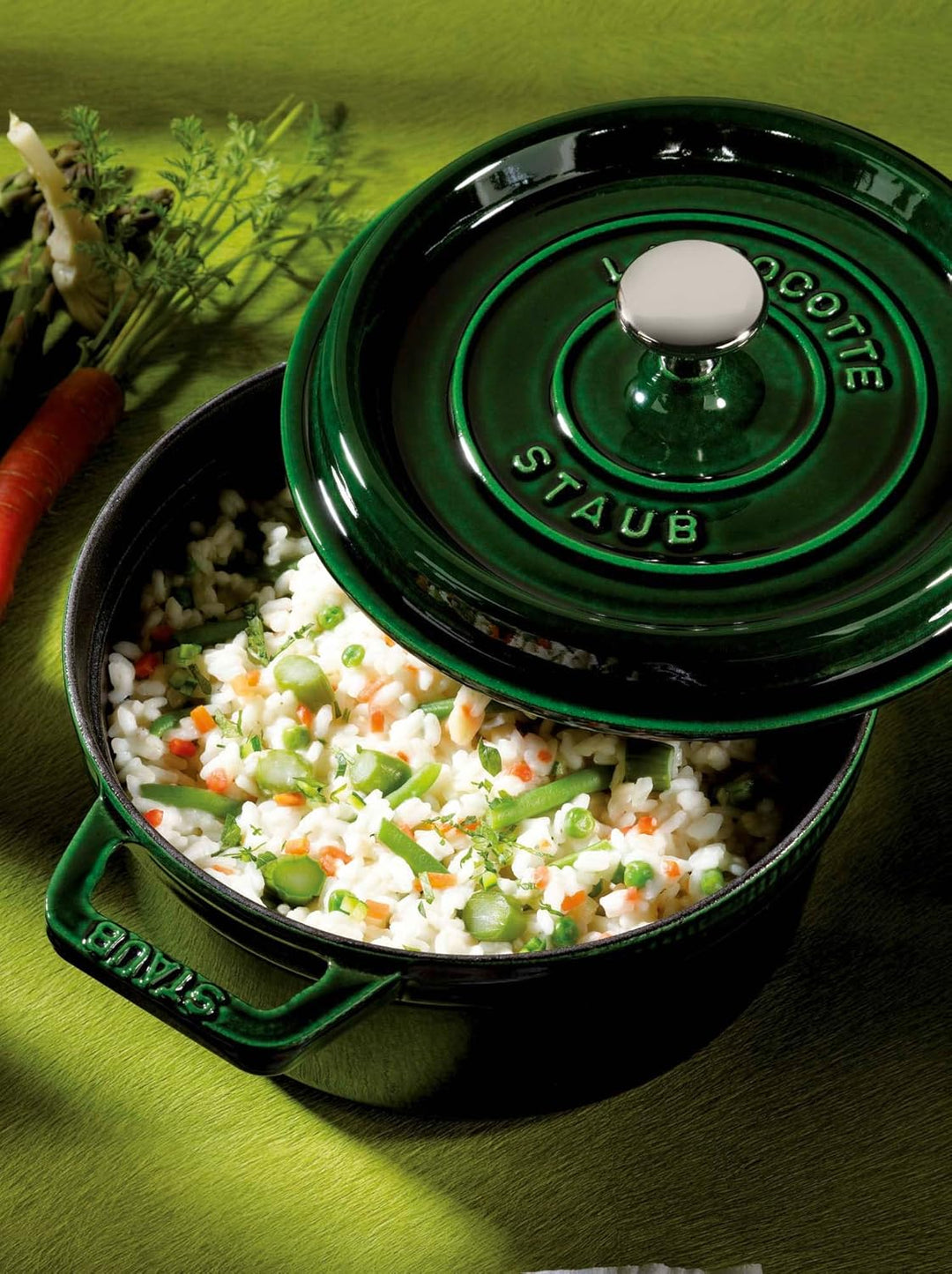 STAUB Runde Kocotte, 2,75 Quart, Basilikum 2.75 quart Basil, 2.75 qt Basil