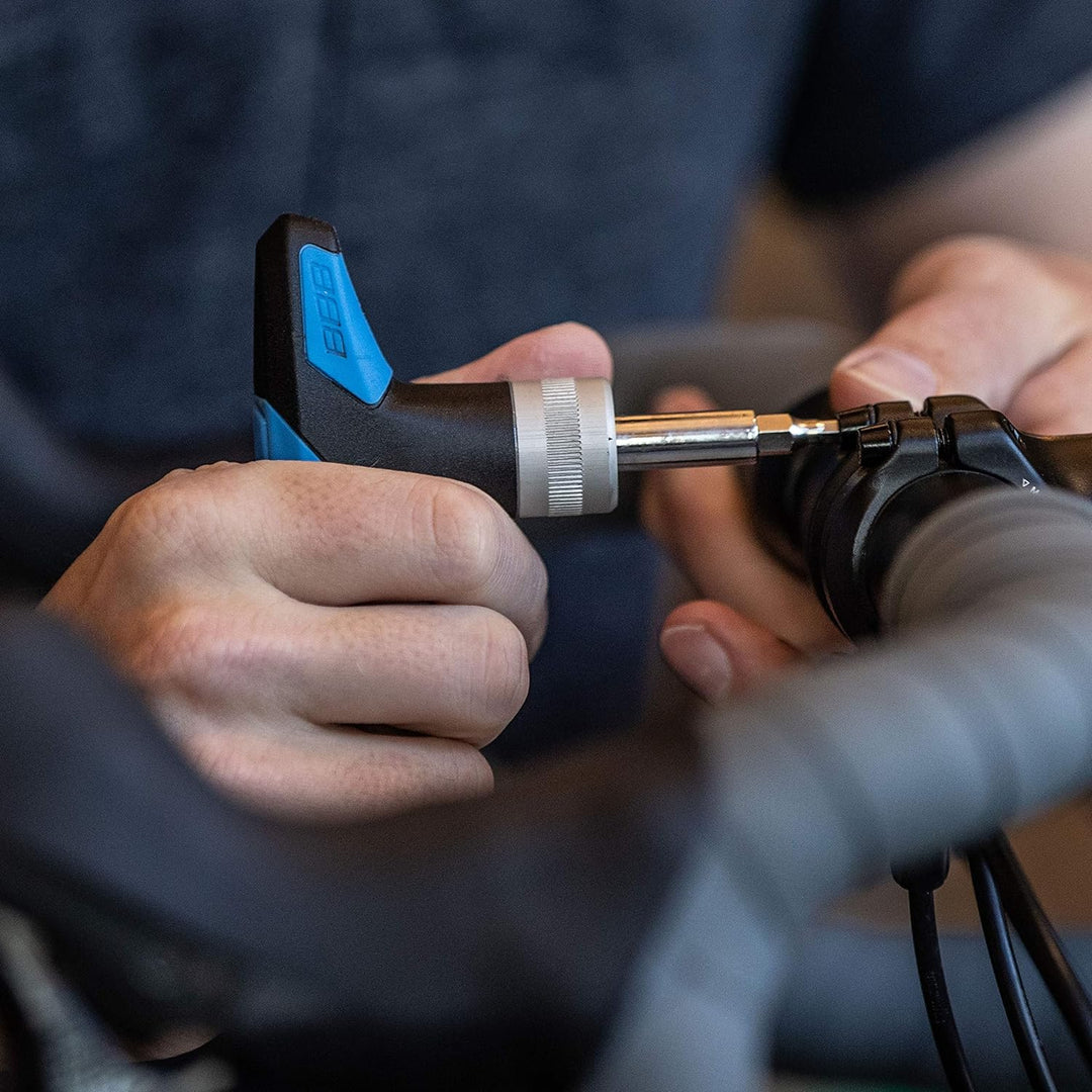 BBB Cycling Fahrrad Drehmomentschlüssel 6Nm Werkzeug mit Inklusive Inbusschlüssel 2, 3, 4, 5, 6 und