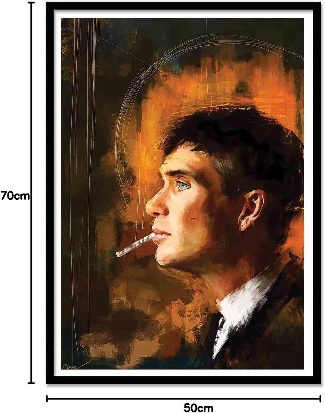Art-Poster - Tommy Shelby - Wisesnail - 50 x 70 cm