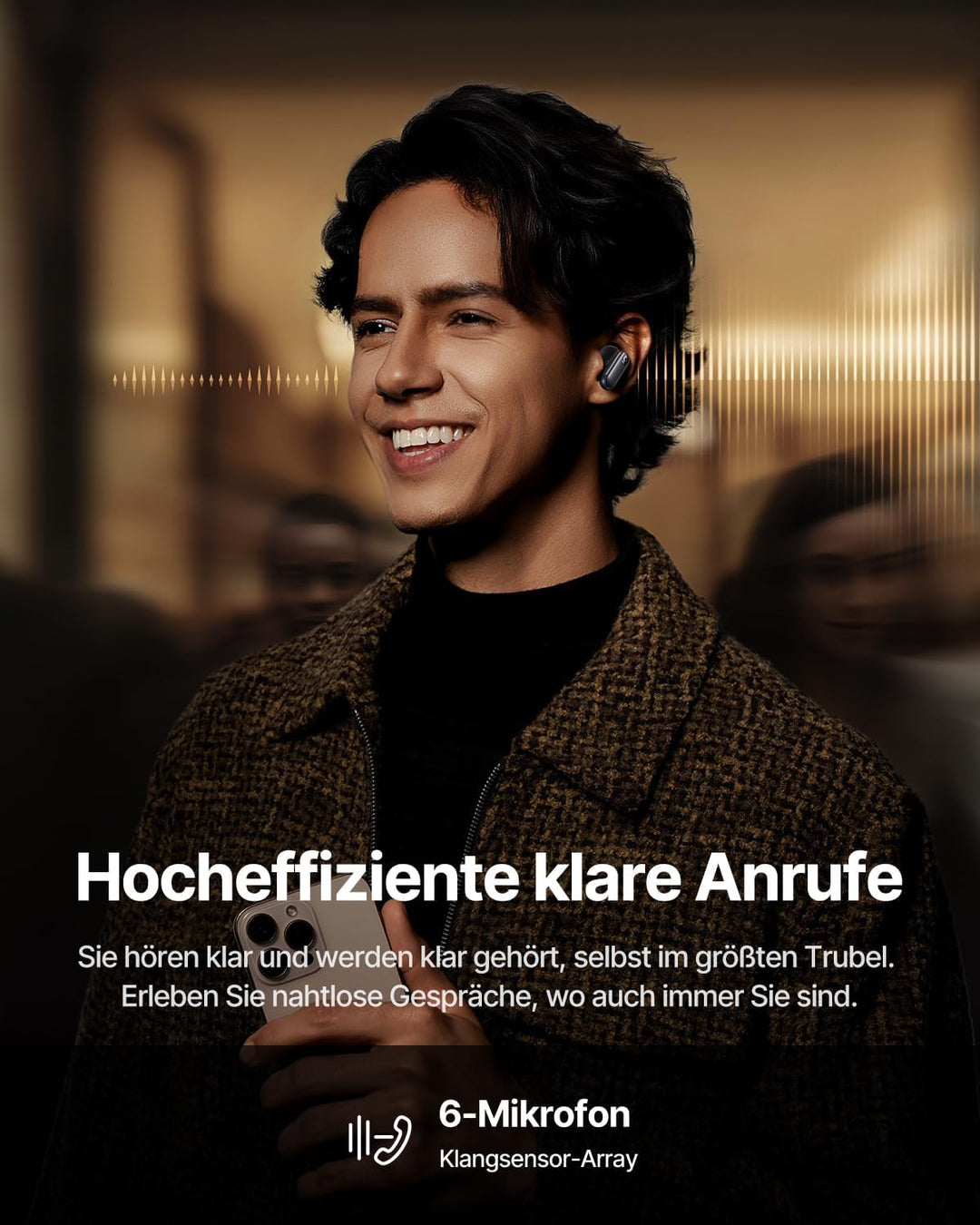 Baseus Inspire XP1 In-Ear Kopfhörer Bluetooth, Sound by Bose, Earbuds mit -50 dB Adaptive Geräuschun