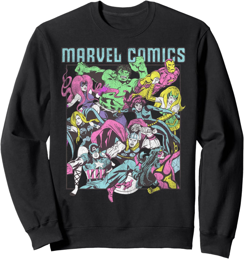 Marvel Comics Hero Mashup Sweatshirt