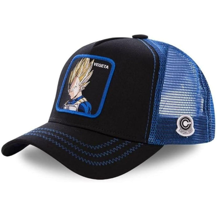 Capslab Vegeta - Trucker Cap - Dragon Ball Z - Black/Blue - One-Size