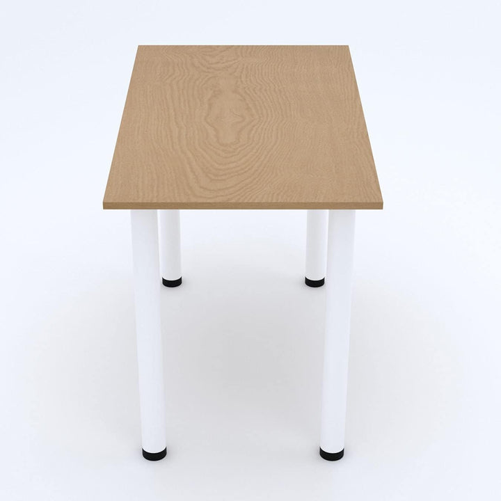 AKKE 60x40 | Esszimmertisch - Esstisch - Tisch mit weissen Beinen - Küchentisch - Bürotisch | Eiche