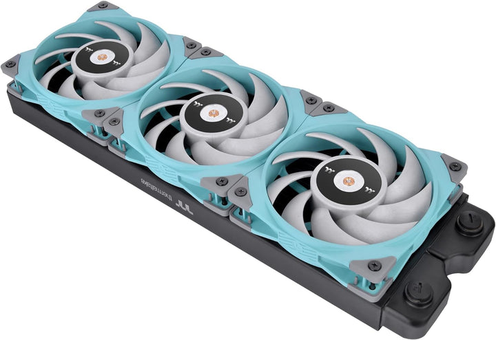 Thermaltake TOUGHFAN 12 Turquoise High Static Pressure Radiator Fan (Single Fan Pack) Leise-Gehäuse-