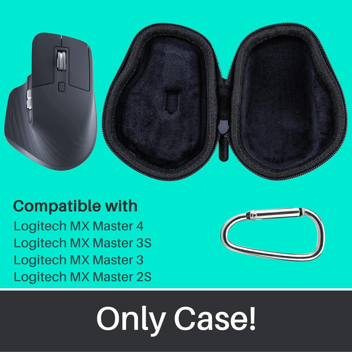Hart Reise Schutz Hülle Etui Tasche für Logitech MX Master 4 / MX Master 3S / MX Master 3 / MX Matse