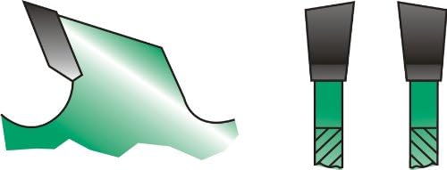 Edessö 16018530 HM-Kreissägeblatt Profi-Mehrzahn HW, Z=22 W, 185 x 2,4/1,4 x 30 mm, Silber