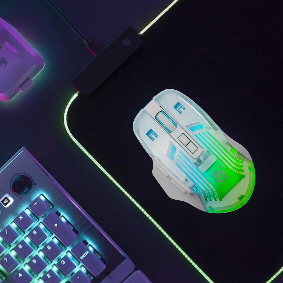 Defender® Astro Elite Kabellose Gaming Maus – 2.4 GHz Wireless, 3200 DPI, RGB, 5 Programmierbare Tas