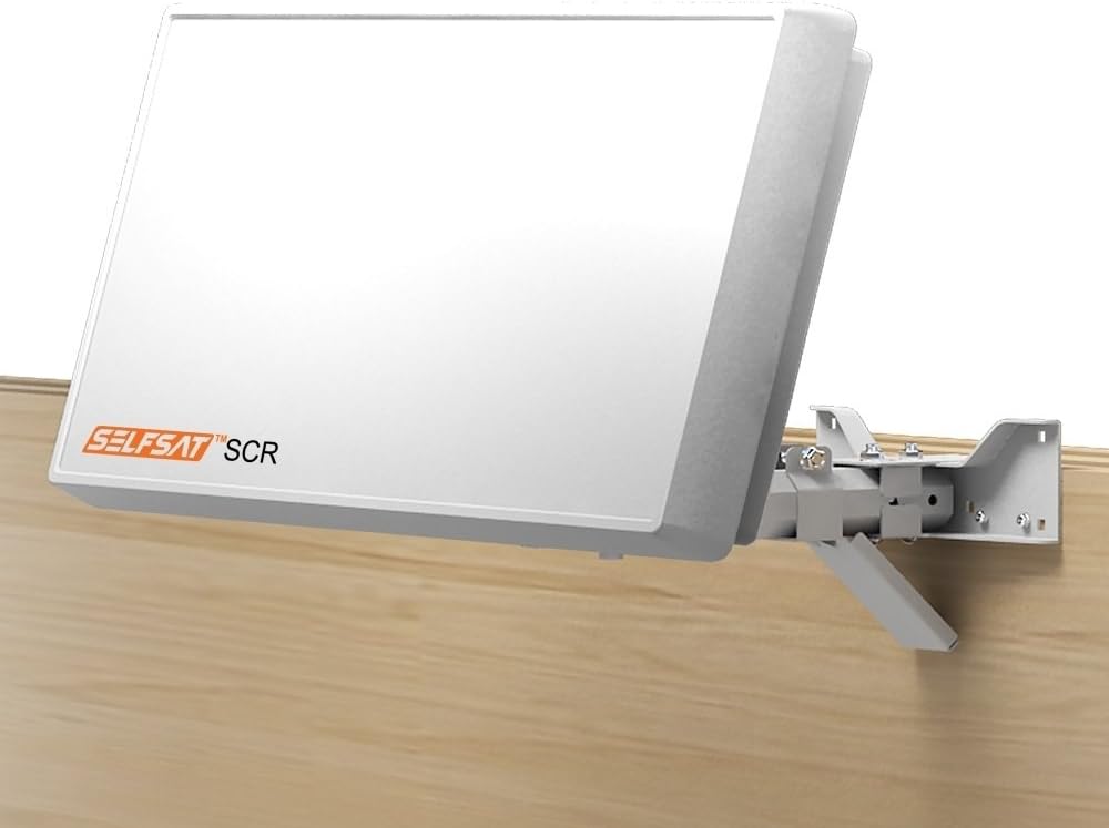 Selfsat H21D-SCR Flachantenne (mit 2 Legacy und 1 SCR Ausgang) Weiss
