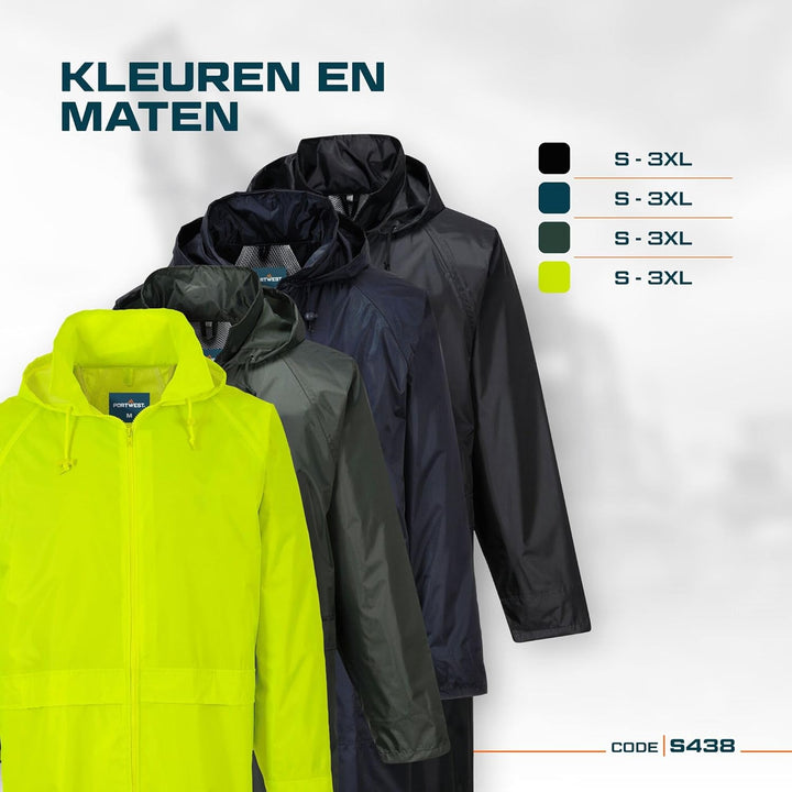Portwest S438Classic-die Lagen of Rain M Marine, M Marine