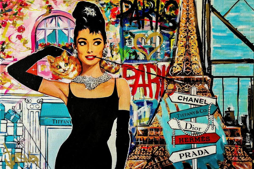 Magic Canvas Art Pop Art Leinwand Frauen Marken Leinwandbild 1- teilig Hochwertiger Kunstdruck Wandb