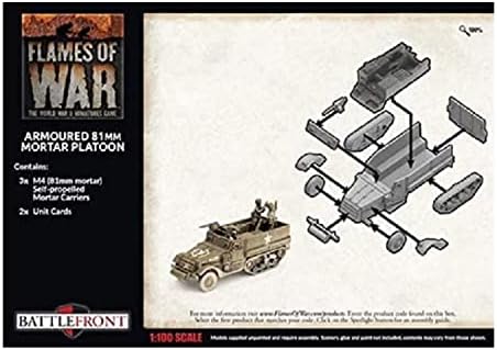 Flames of War: Late War: United States M4 81 mm gepanzerter Mörser Platoon (UBX78)