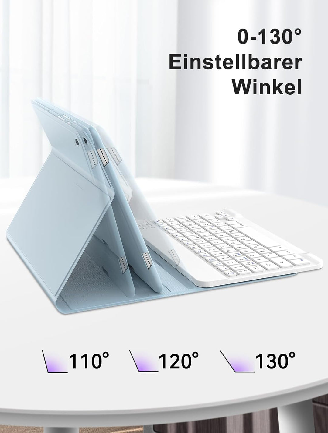 Tastatur Hülle Für Samsung Galaxy Tab A9 Plus 11 Zoll 2023, Tastatur Für Samsung Galaxy Tab A9+ 11 S