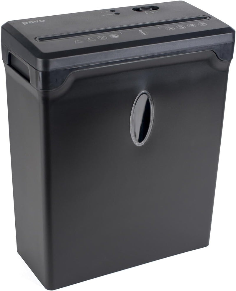 PREMIUM 8003501 Aktenvernichter bis zu 6 Blatt, Partikelschnitt / Kreuzschnitt 4x33mm mit,Kreditkart