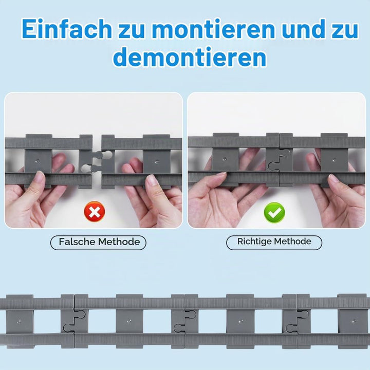 HOTUT Bausteine Zug Schienen, 26 Stück City Zug Schienen, Bausteine Zug Schienen Set Kompatibel mit