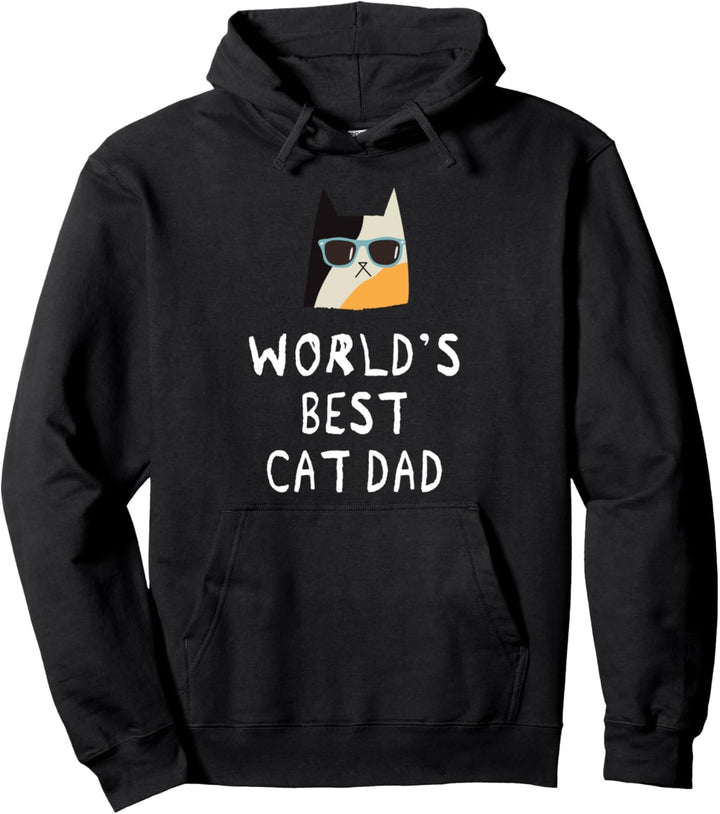 Weltbester Katzen-Vati - World's Best Cat Dad - Lustig Pullover Hoodie